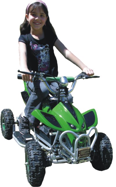 500 watt Battery powered QUAD ATV 36 volt electric banshee